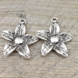 5 Flower Charms Pendant Ethnic Style