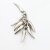 1 Antique Silver Metal Pepper Charms Pendant