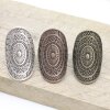 Antique Copper Mandala Ring Large Oval Ring