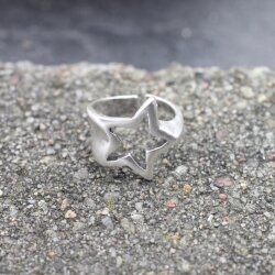 Falling Star Ring Silver