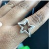 Falling Star Ring Silver