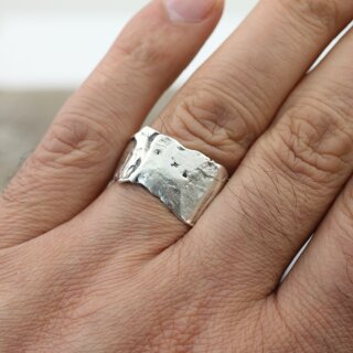 Design Statement Silber Ring 
