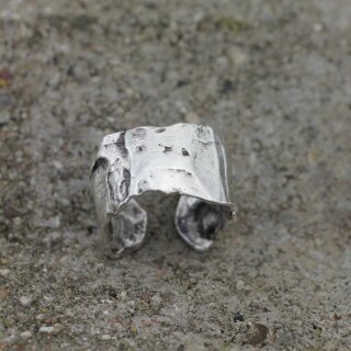 Design Statement Silber Ring 