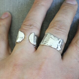 Design Statement Silber Ring 