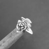 Silver Rose Ring