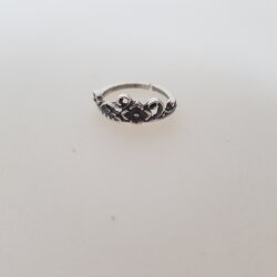 Ring Blumen, Verstellbarer Ring, Midi Rings, Stacking Rings, Zehenringe