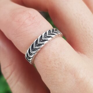 Gemusterter Ring, Verstellbarer Ring, Midi Rings, Stacking Rings, Zehenringe