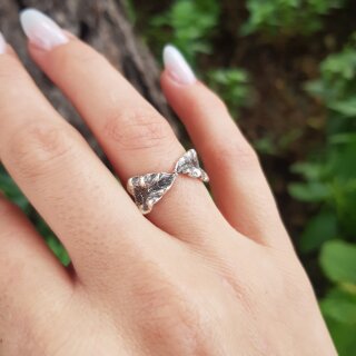 Silver Leaf Ring, Toe Ring, Midi Ring, Silver Ring, Minimalist Rings, Stacking Ring