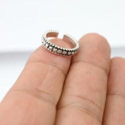 Stapelring, Minimalistischer Verstellbarer Ring, Midi Rings, Zehenringe