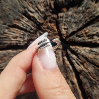 Pfeil Ring - grenverstellbar, Stapelring, Minimalistischer Ring, Midi Rings, Zehenringe