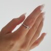 Cross Ring, Minimalist Rings, Midi Ring, Silver Ring, Stacking Ring