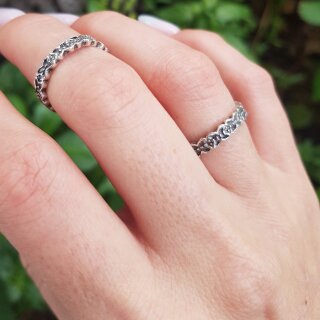 Schmetterling Ring - größenverstellbar, Stapelring, Minimalistischer Ring, Midi Rings