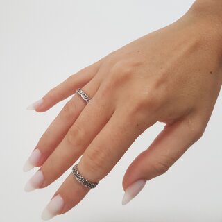 Schmetterling Ring - grenverstellbar, Stapelring, Minimalistischer Ring, Midi Rings