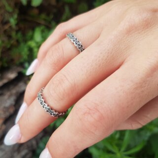 Schmetterling Ring - grenverstellbar, Stapelring, Minimalistischer Ring, Midi Rings