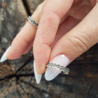 Schmetterling Ring - grenverstellbar, Stapelring, Minimalistischer Ring, Midi Rings