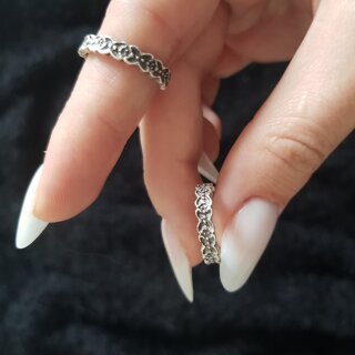 Schmetterling Ring - grenverstellbar, Stapelring, Minimalistischer Ring, Midi Rings