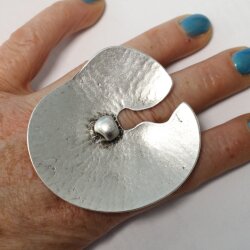 Large Lotus Leaf Ring