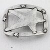 Dark Silver Star Belt buckle