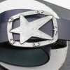 Dark Silver Star Belt buckle