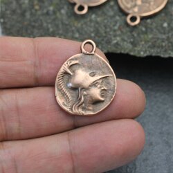5 Antike Griechischen Münzen Griechische Münzanhänger 30 mm altkupfer