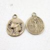 5 Greek Coin Pendant Ancient Greek Coin 30 mm Antique Brass