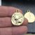 5 Greek Coin Pendant Ancient Greek Coin 30 mm Gold