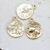 5 Greek Coin Pendant Ancient Greek Coin 30 mm Gold