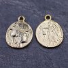 5 Greek Coin Pendant Ancient Greek Coin 30 mm Gold