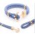 1 Matte Gold Anchor Bracelet Clasps & Slider Beads