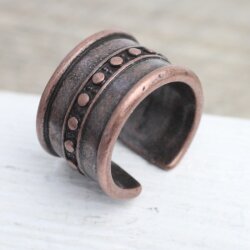 Ring im Boho-Style Mittelalter Statement Design Ring...