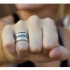 Ring im Boho-Style Mittelalter Statement Design Ring Altkupfer