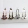 5 Antique Copper Tribal Ethnic Statement Charms Pendant