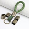 5 Antique Brass Anchor Keychain Findings, Keychain Slider Beads Keychain sailing rope Beads