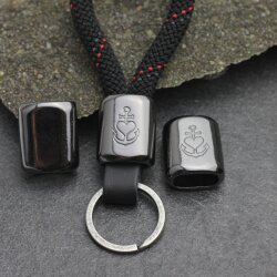 1 Gun Metal Faith Love Hope Slider Beads for Keychain...