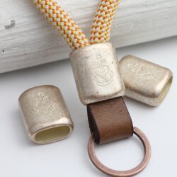 1 Rosé Faith Love Hope Slider Beads for Keychain Findings, Slider Beads for Keychain sailing rope