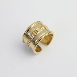 Ring im Boho-Style Mittelalter Statement Design Ring Gold