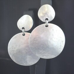 Large Disc Earrings