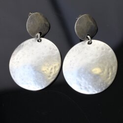 Large Disc Earrings