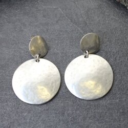 Large Disc Earrings