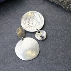 Large Disc Earrings