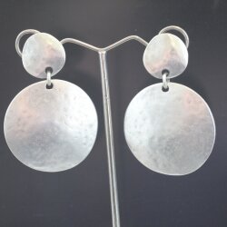 Large Disc Earrings