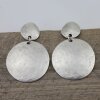 Large Disc Earrings