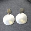 Large Disc Earrings