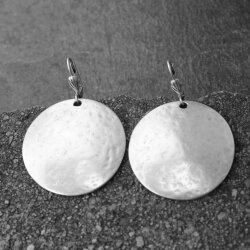 Large Disc Earrings