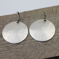 Large Disc Earrings