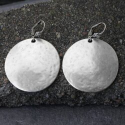 Large Disc Earrings