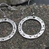 Circle Earrings, Dangle Earrings