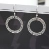 Circle Earrings, Dangle Earrings