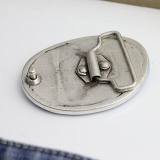 Grtelschliee Wechselschliee Buckle Anker Blau