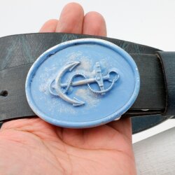 Blue Anchor Belt buckle
